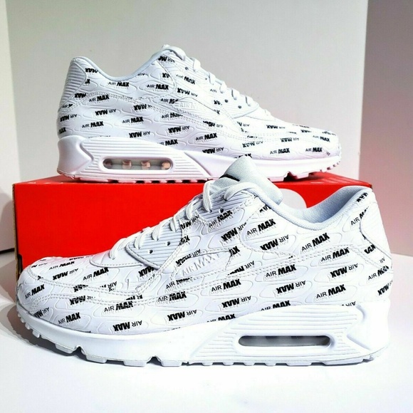 Nike Air Max 90 Premium White Black Running Shoes NWT Nike Air Max 90 Premium White Black Running Shoes NWT